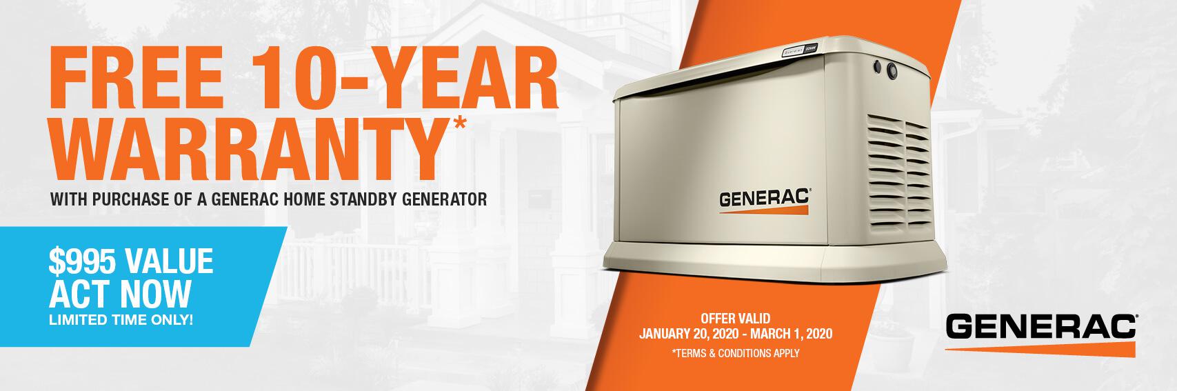 Homestandby Generator Deal | Warranty Offer | Generac Dealer | Bergenfield, NJ